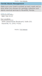 Mobile Screenshot of florida-waste.net